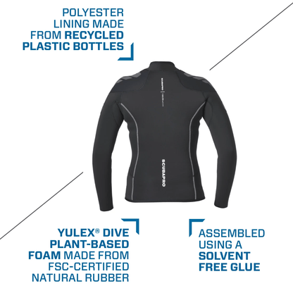 Scubapro Yulex 3mm Wetsuit Top - Recycled & Plant-Based