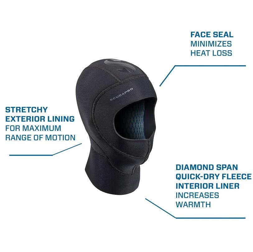 SCUBAPRO - 6/4MM Exodry Trilame Hood