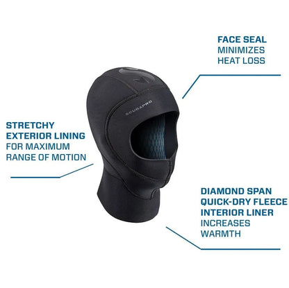 SCUBAPRO - 6/4MM Exodry Trilame Hood