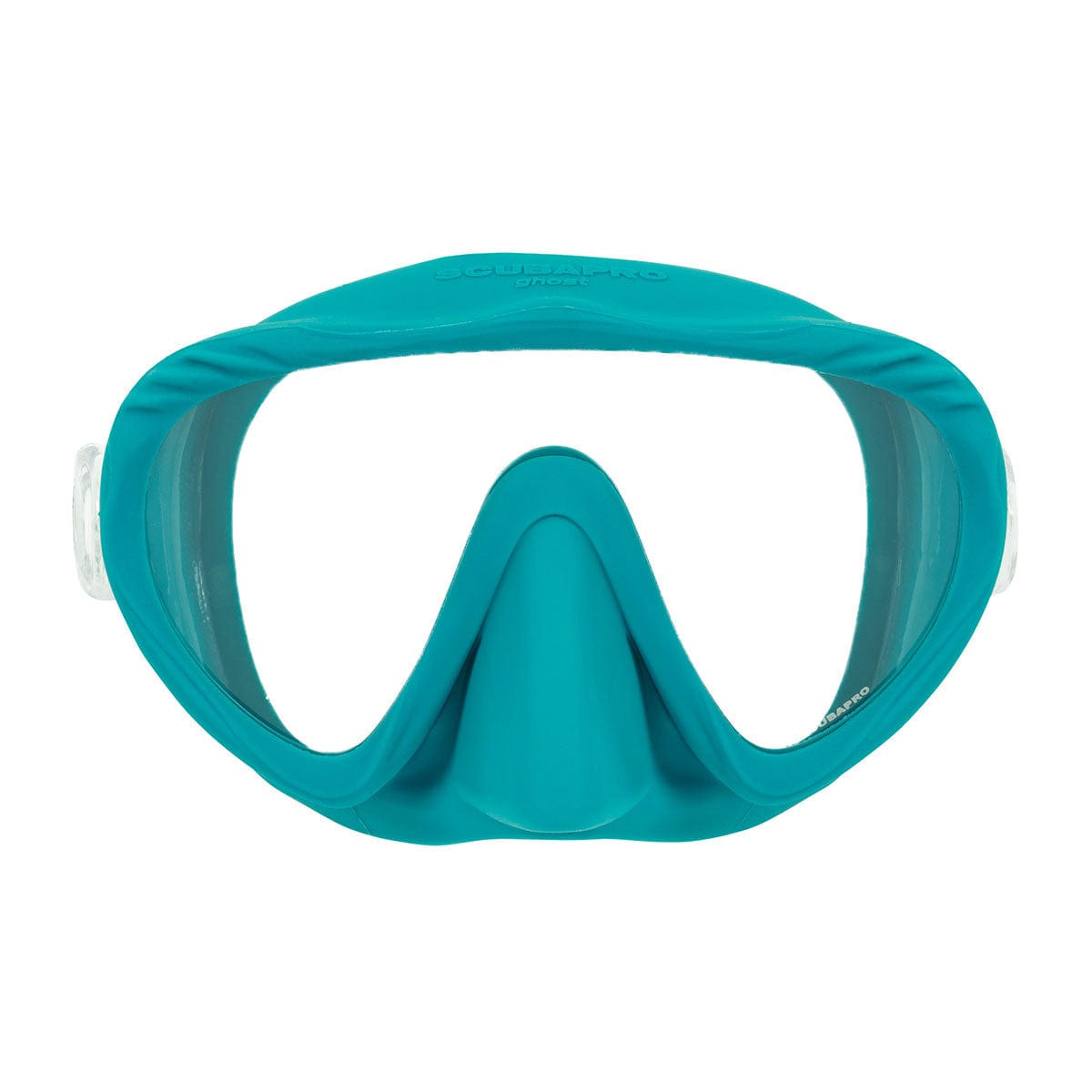 Turquoise ghost diving mask