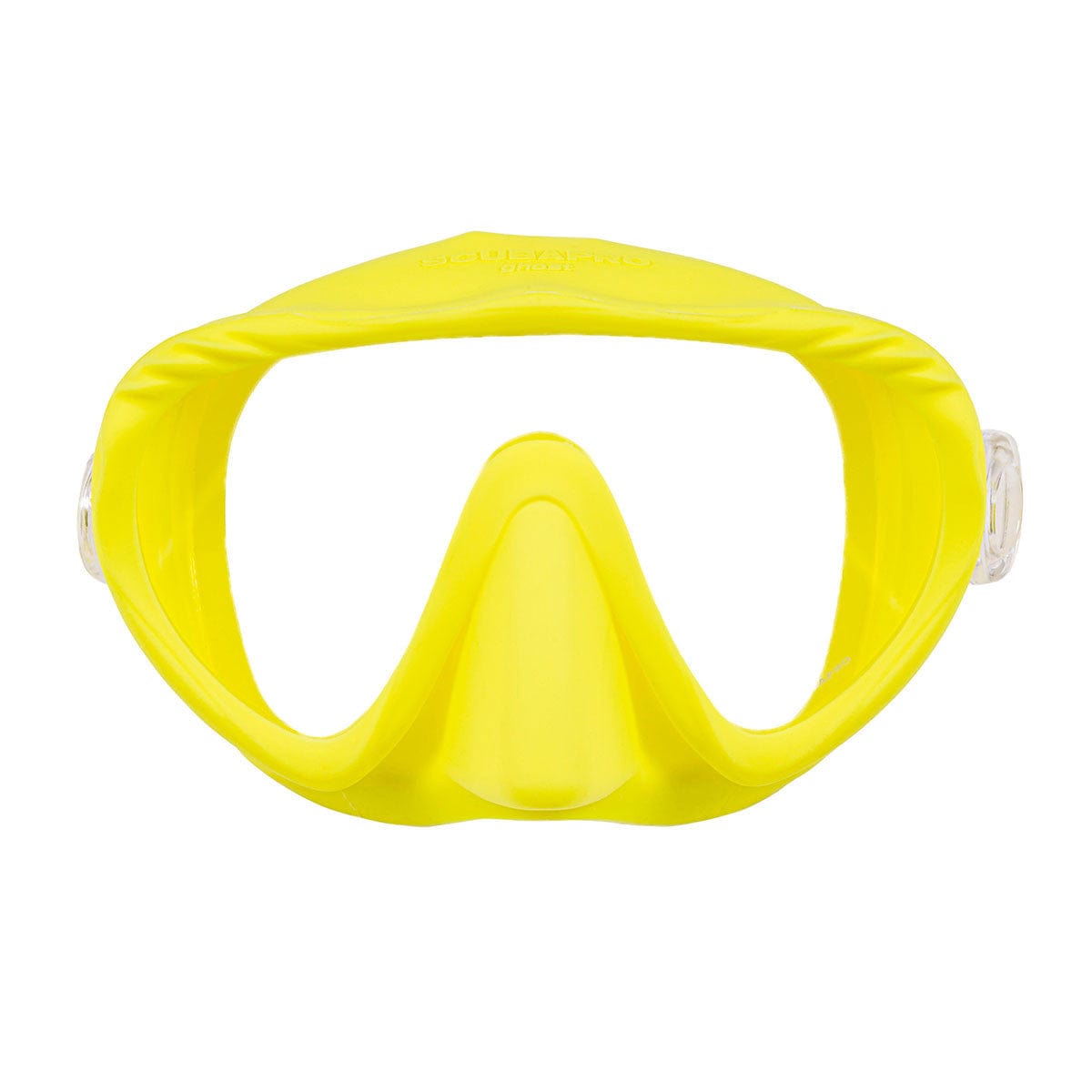 Yellow scuba diving mask