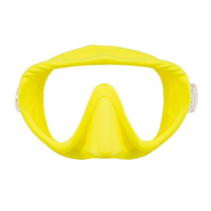 Yellow scuba diving mask