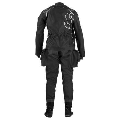 Black drysuit, rear view, definition_drysuit_2