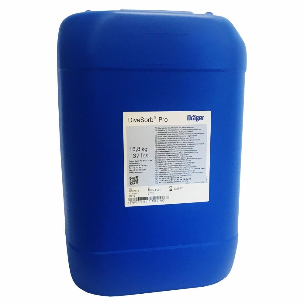 DiveSorb® Pro Carbon Dioxide Absorbents 16.8 kg - 37 lb - ANU Approved (UNL)