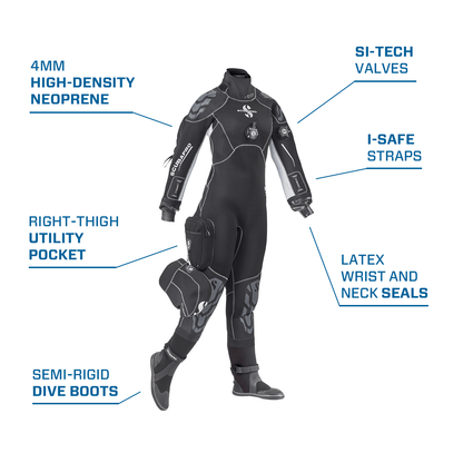 SCUBAPRO - Women's 4MM Exodry Drysuit