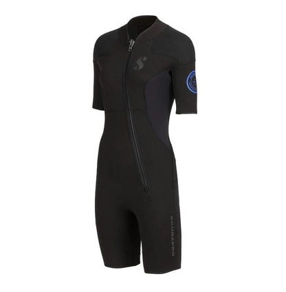 SCUBAPRO - Women's ONEFLEX Front Zip 2.5MM Steamer Shorty